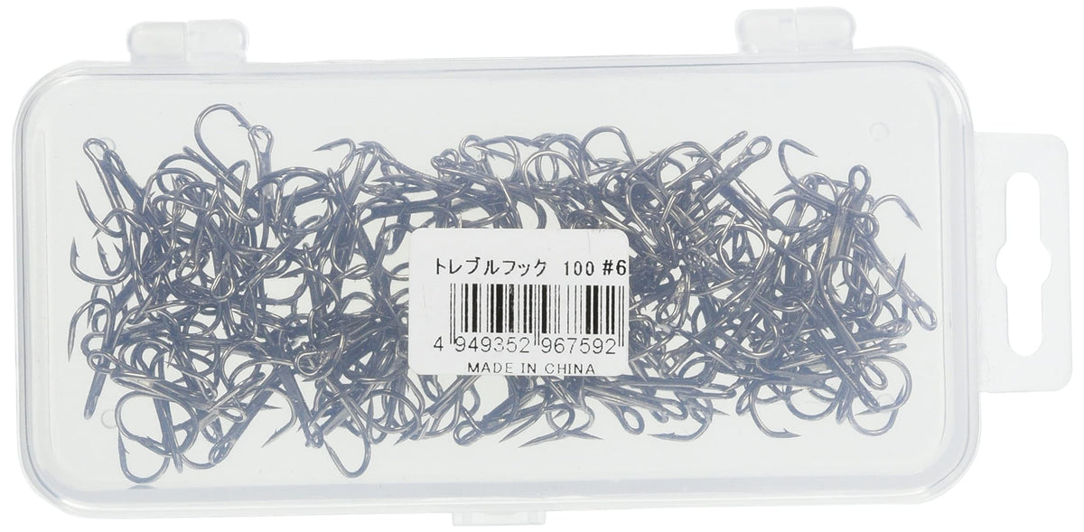 MOREBITES Value 100 Treble Hooks #2 Replacement Needles, 100 Pieces