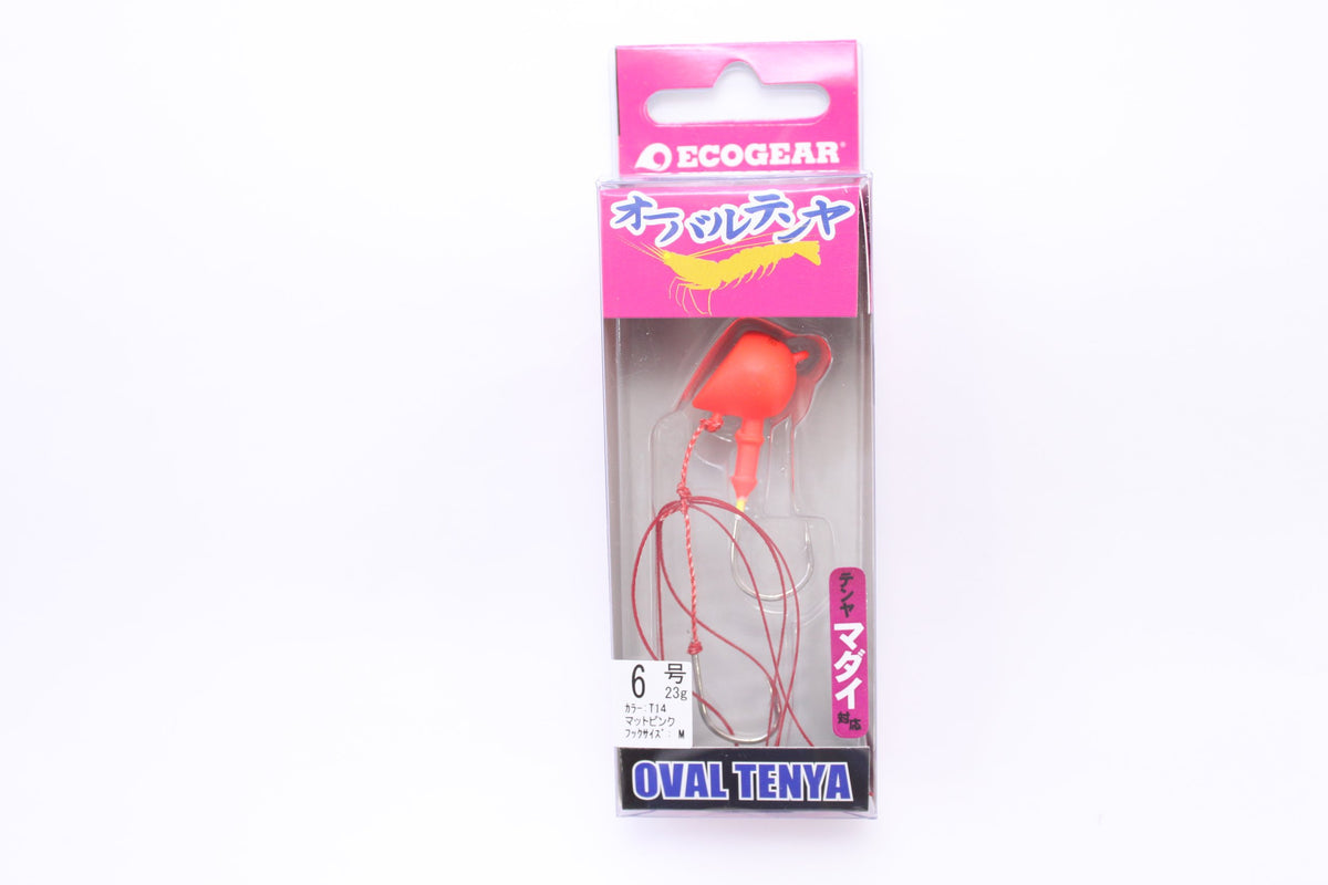 Ecogear 1135 Oval Tenya No. 6, T14, Matte Pink