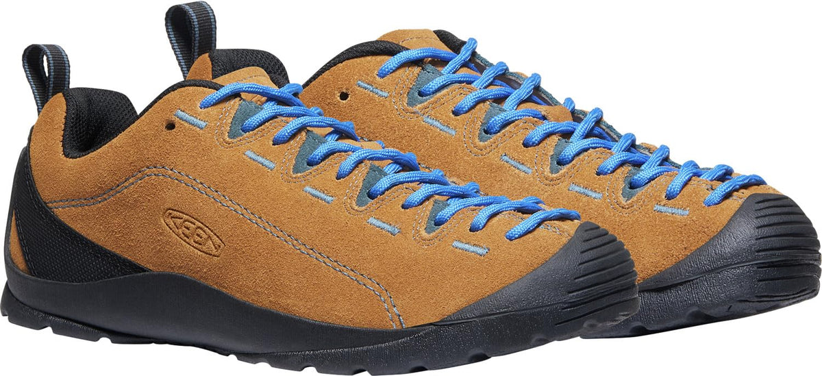 KEEN Women’s Jasper Climbing Approach Style Sneakers, Cathay Spice/Orion Blue, 7 Medium US