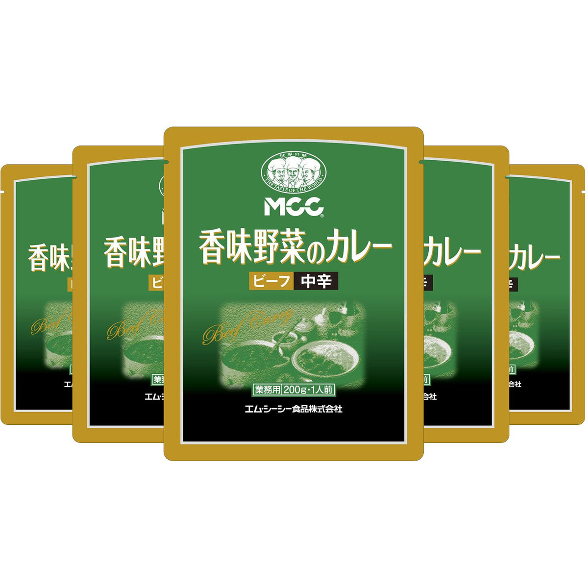 M-CC food flavor vegetable curry (Medium Hot) 200g × 5 pieces