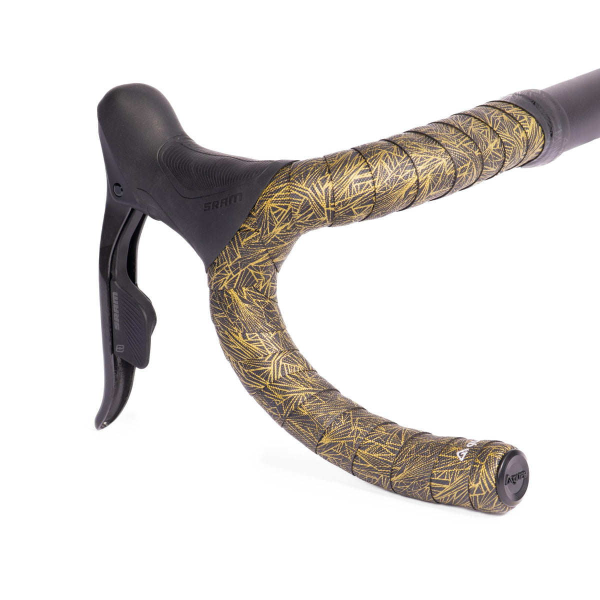 GUEE Attitude Fade Road Bike Handlebar Tape with Shock-Absorbing EVA Foam & Eco-Friendly TPU, Anti-Slip Cycling Bar Tape for Enhanced Grip and a Comfortable Ride (2 Rolls) (Metallic Gold)