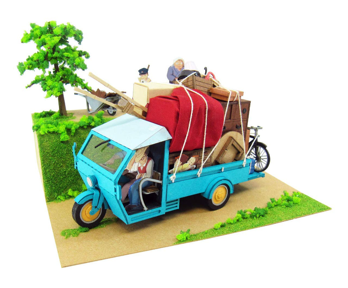 1/48 Studio Ghibli series My Neighbor Totoro Kusakabe house moving MK07-14 (Paper Craft)