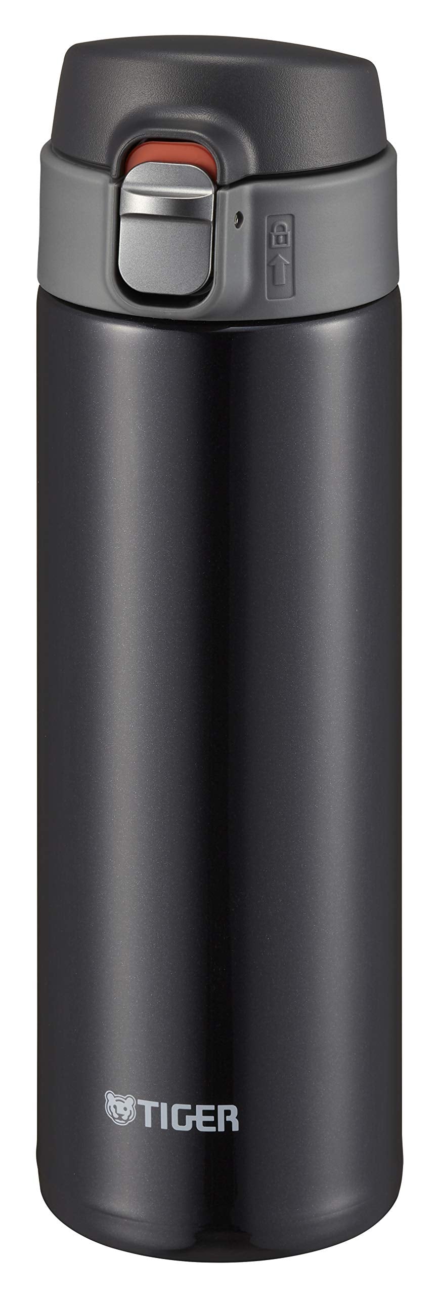 Tiger Thermos Water Bottle, TIGER Mug Bottle, 16.9 fl oz (480 ml), Sahara One Touch, Lightweight, MMJ-A482KJ, Black