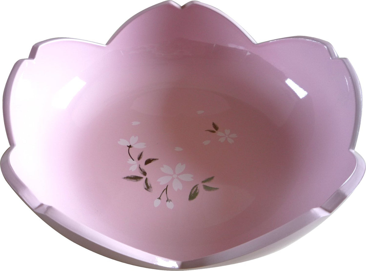 Ikeda 66020 Tableware, Yamanaka Painted, Confectionery Pot, Sakura Makie