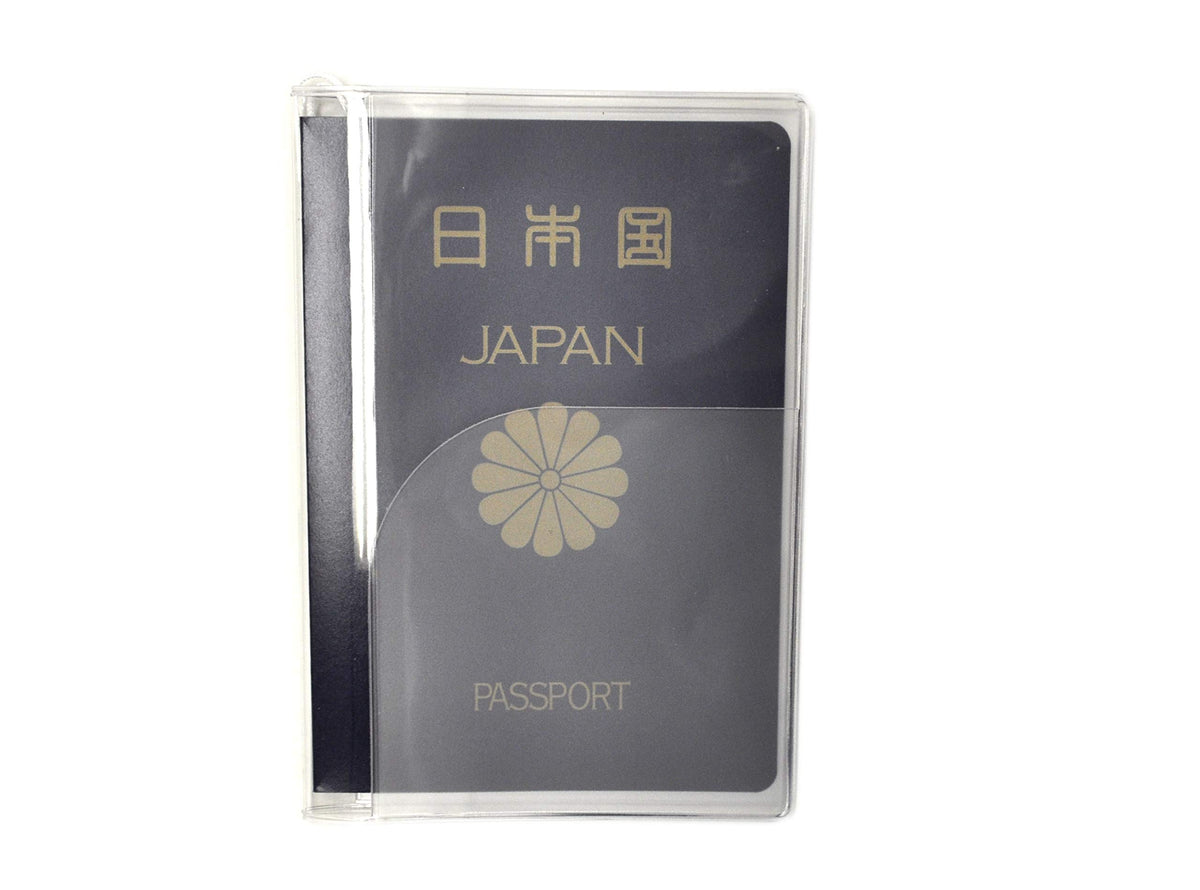JTB Trading 512001027 Passport Cover, Clear, Made in Japan, Transparent Color