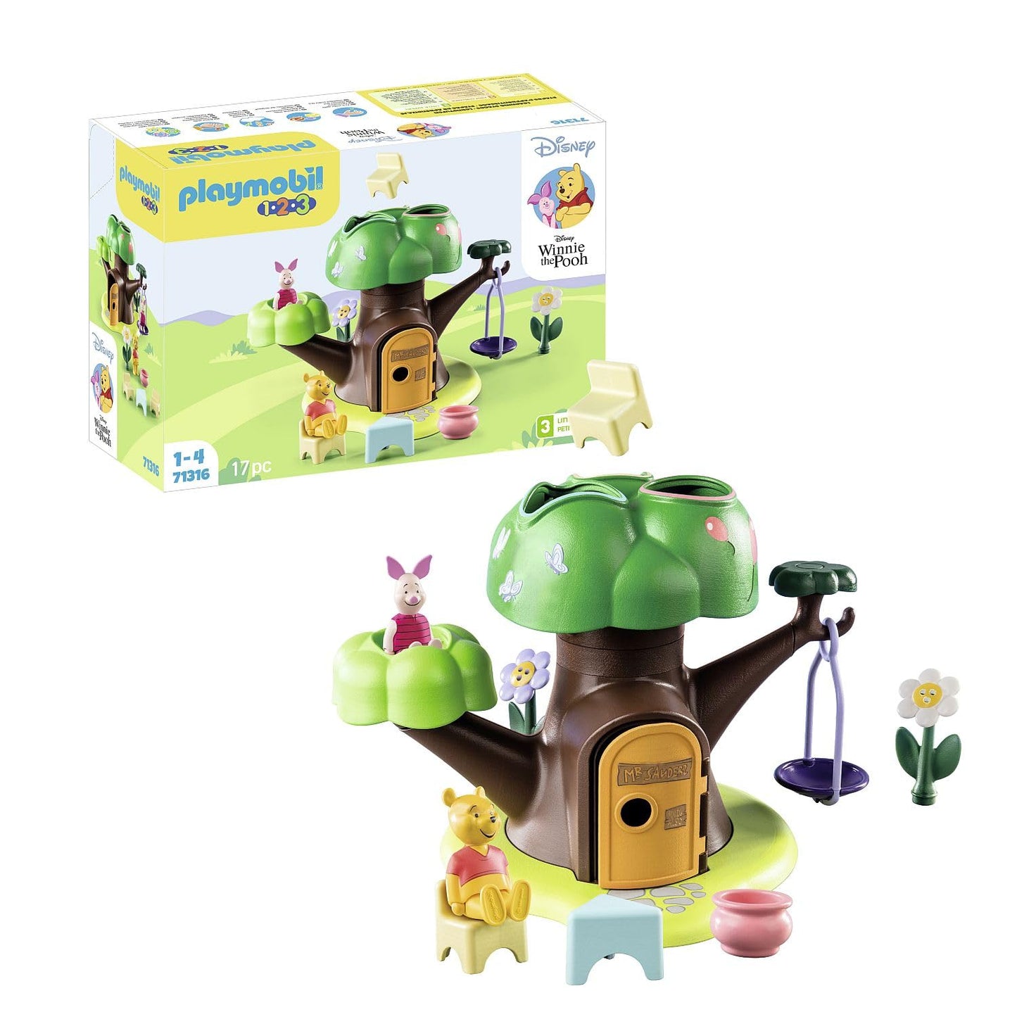 Playmobil 1.2.3 & Disney: Winnie's & Piglet's Tree House