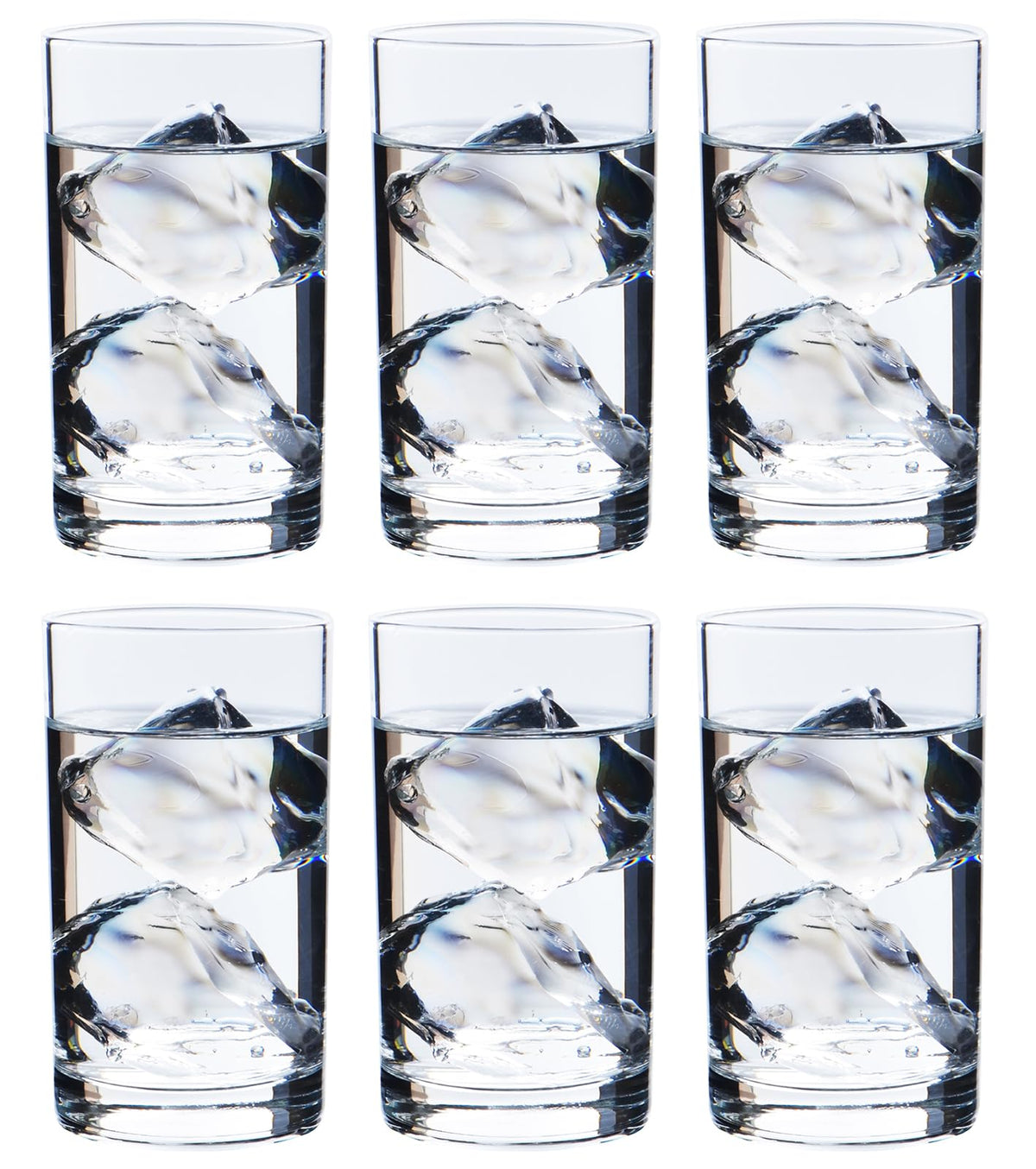 東洋佐々木ガラス Toyo Sasaki 07106HS Tumbler Glass, New Doria, 6.1 fl oz (180 ml), Set of 6, Break-resistant Tumbler, Glass, Cup, Beer Glass, Highball Glass, Made in Japan, Dishwasher Safe