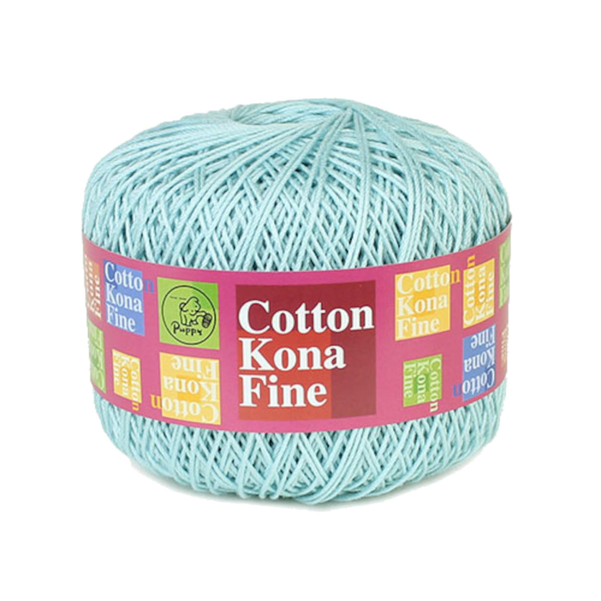 Puppy 10000477-0355 Hand Knitting Cotton Kona Fine Fine Type COL. 355 Blue Type 100% Cotton Approx. 0.9 oz (25 g) Approx. 10000477-0355