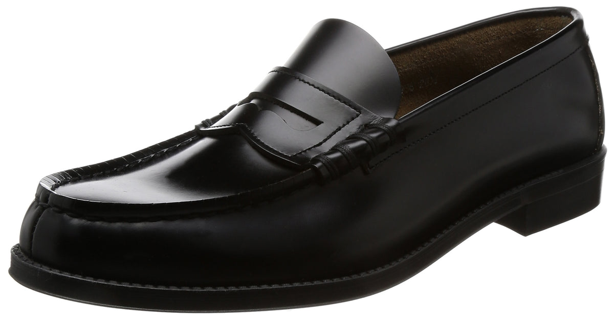 Haruta 906 Men's 3E Genuine Leather Loafer, Black, 24.0 cm 3E