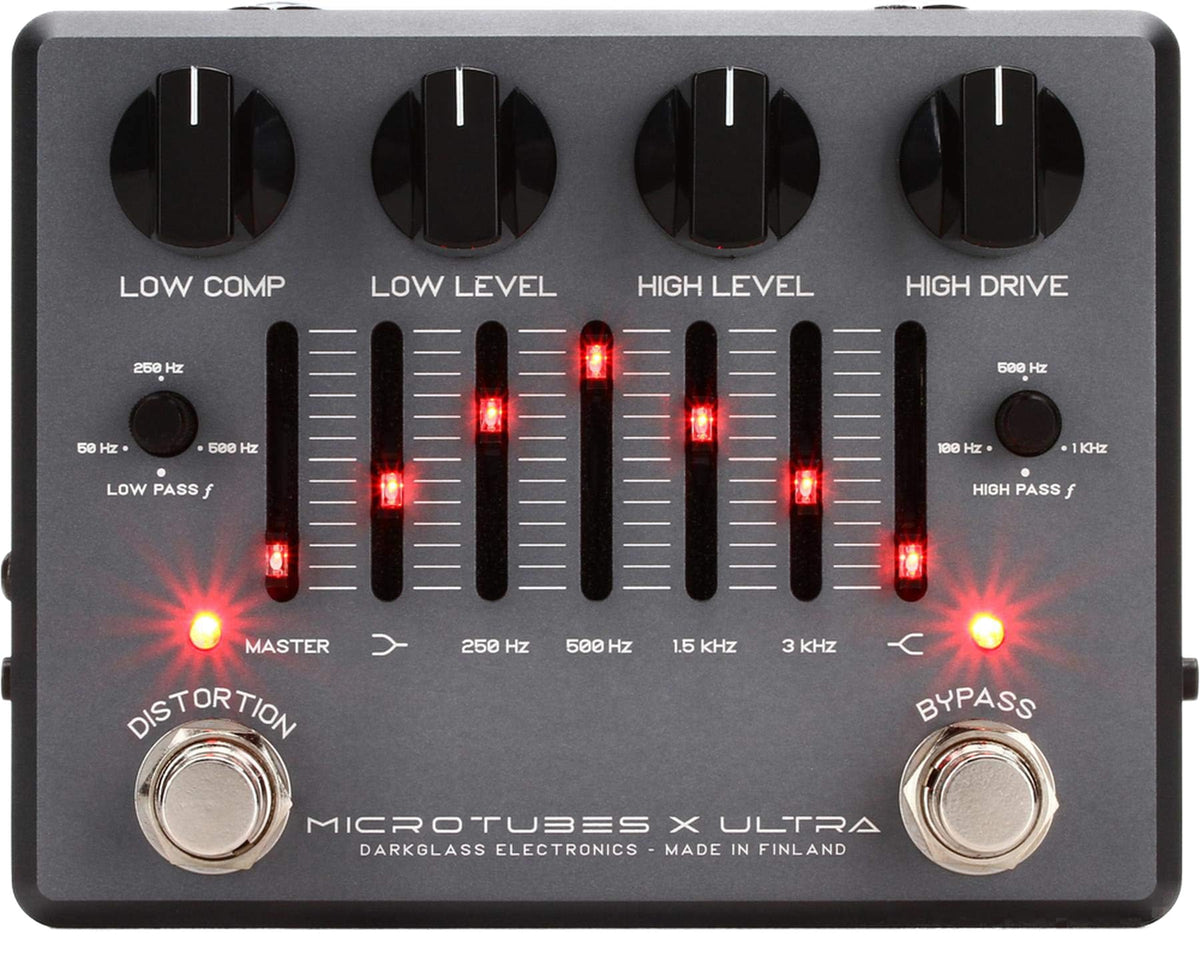 Darkglass Microtubes X Ultra Bass Preamp Pedal w/Variable Filters