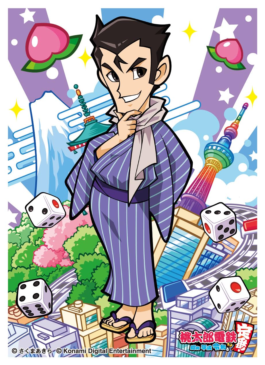 Character Sleeve Momotaro Dentetsu ~ Showa Heisei Reiwa Classic ~ Suri no Ginji (EN-1417)