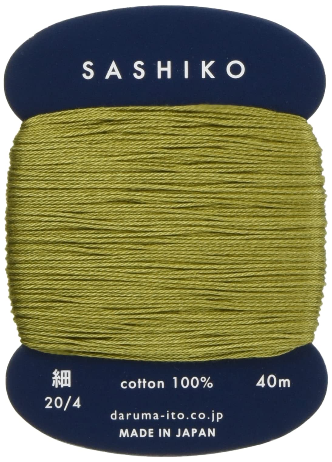 Yokota Daruma Sashiko Thread Single and Variegated Color (Warbler, Thin 40M Card)