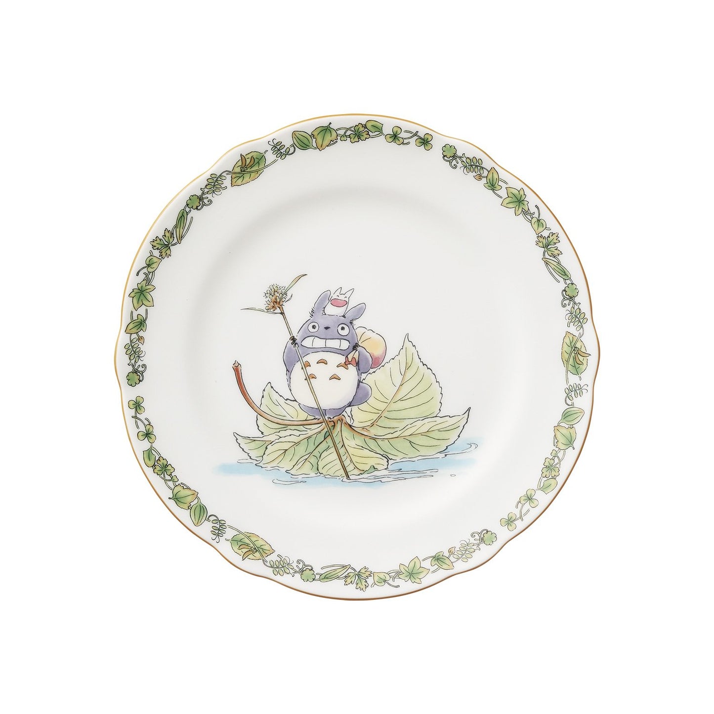 Noritake TT97815/4924-8 My Neighbor Totoro Plate, 7.5 inches (19 cm), Microwave Safe, 1 Piece, Bone China