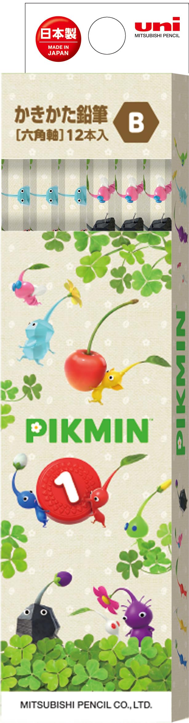 Mitsubishi Pencil Pikmin B 1 Dozen Paper Box K5652B
