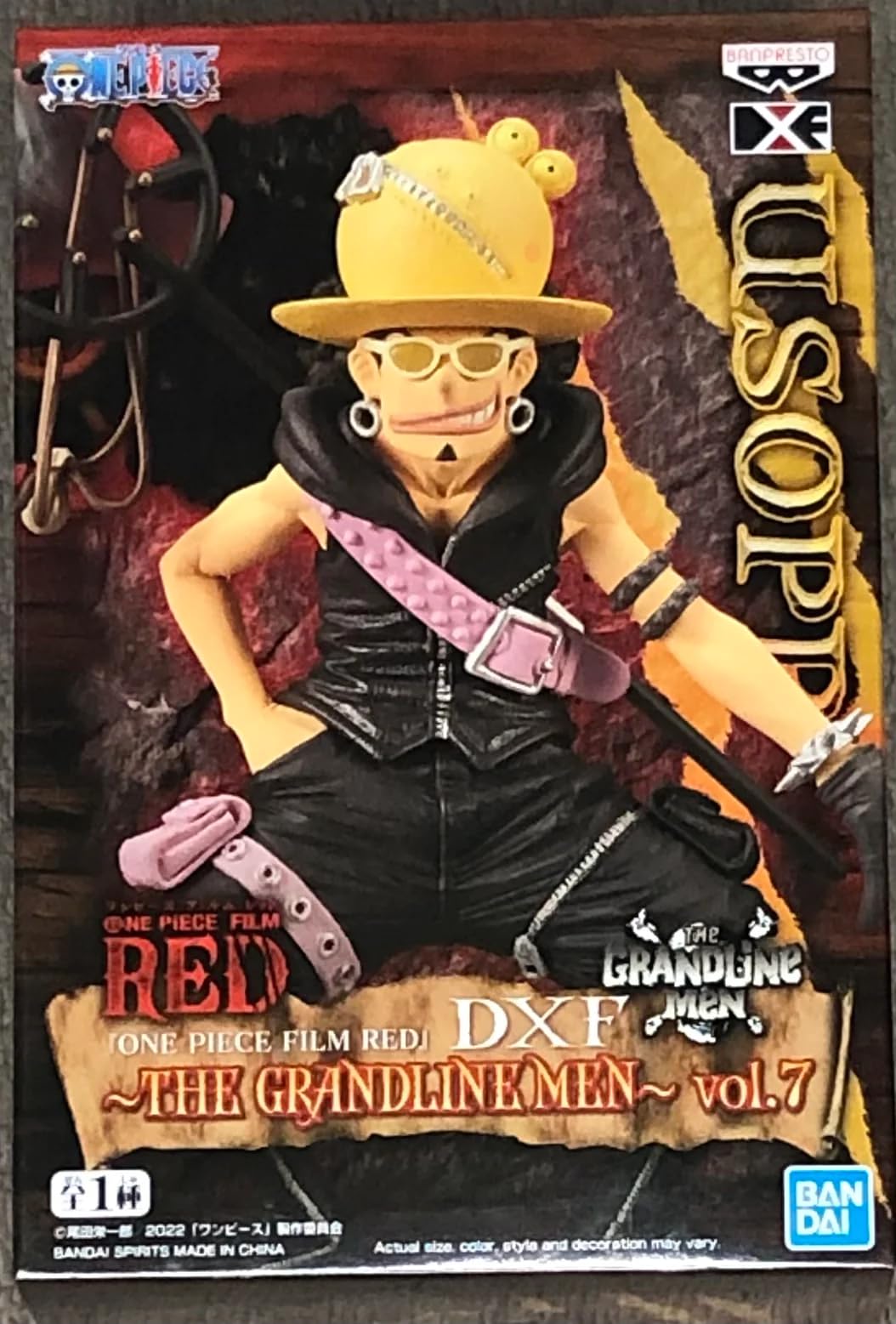 BanPresto - One Piece Film Red - DXF - The Grandline Men vol.7 - Usopp Statue