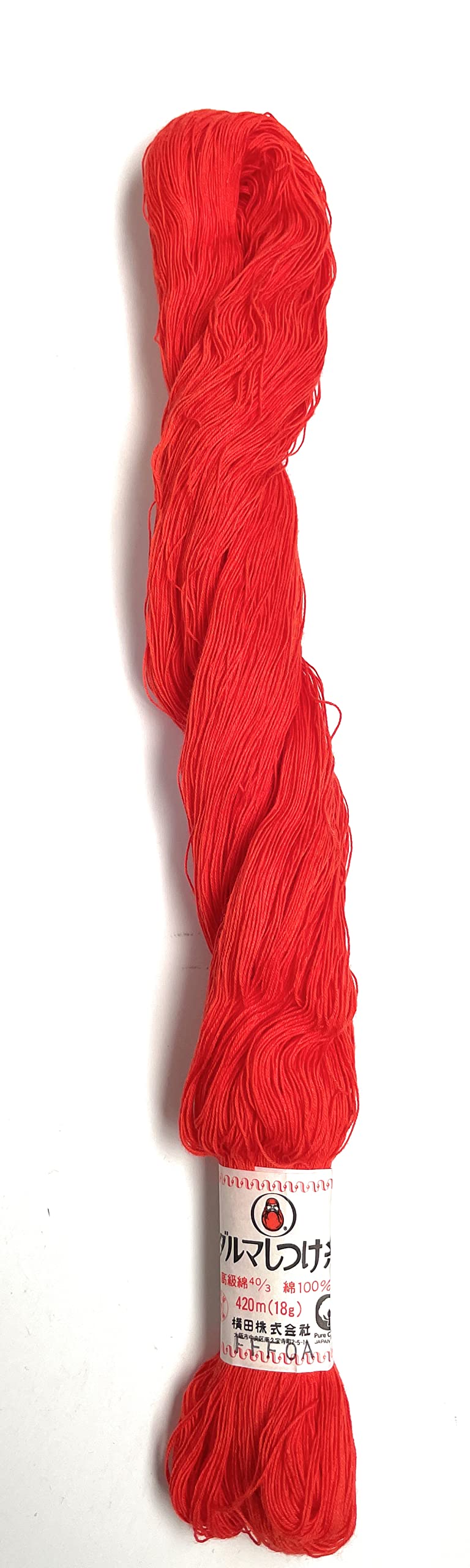 Yokota Daruma Basting Thread Cotton (Red)