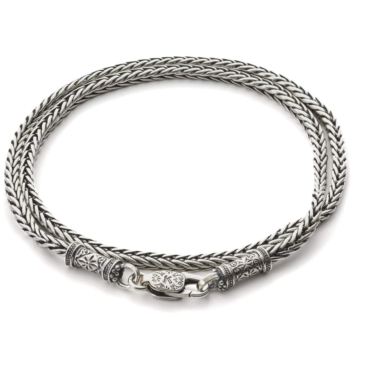 Konstantino Men's Sterling Silver Wheat Chain