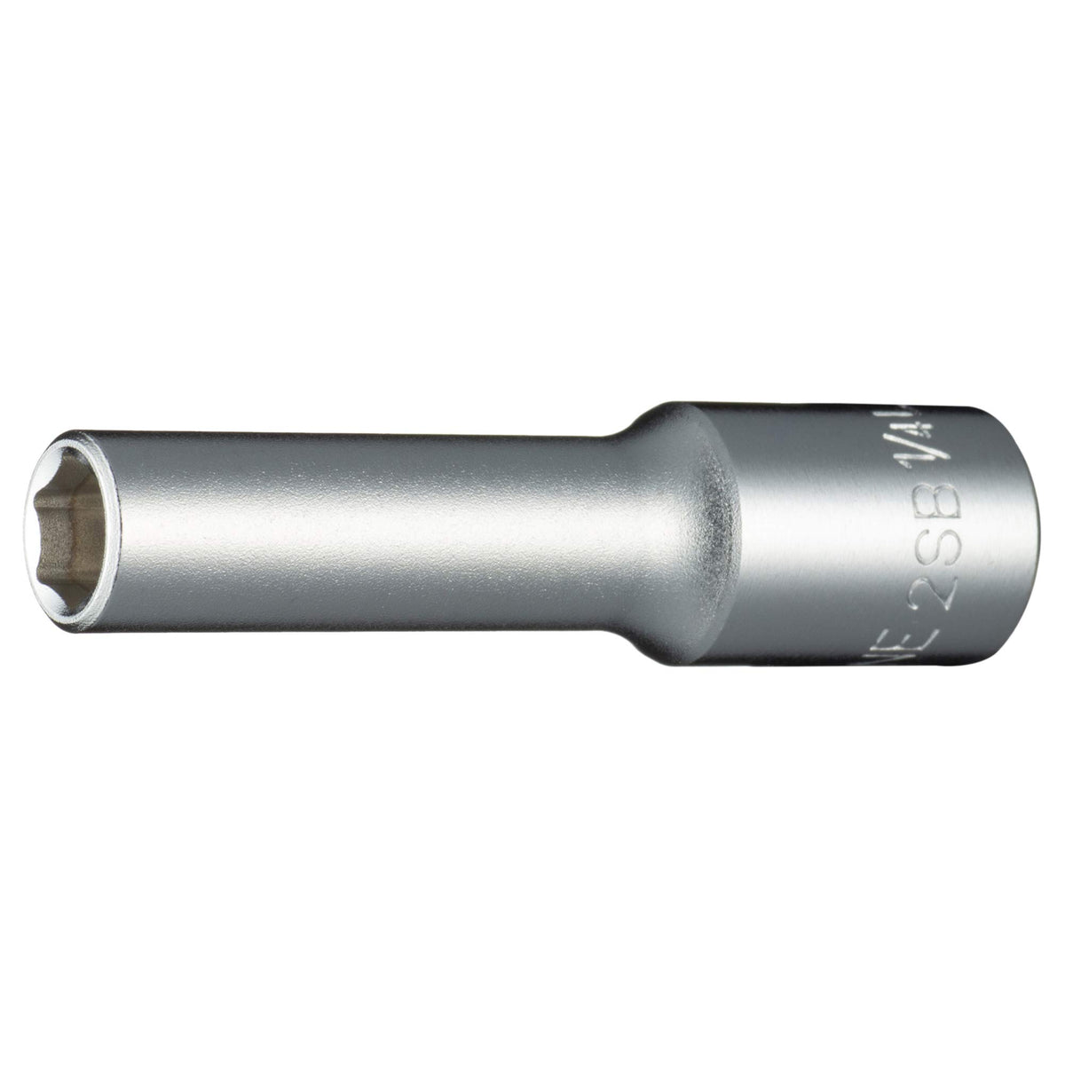 SAE 1/4" Drive 6 Point Deep Sockets (2SB-08L)