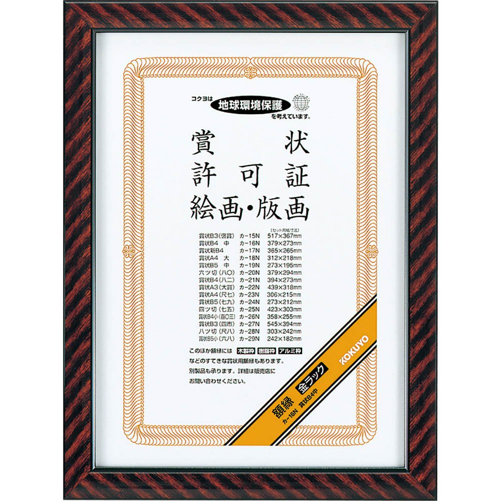 Bracket over-16N hanging thickness 2mm string, string studs-B4 in the amount of glass picture frame gold Kokuyo rack (japan import)