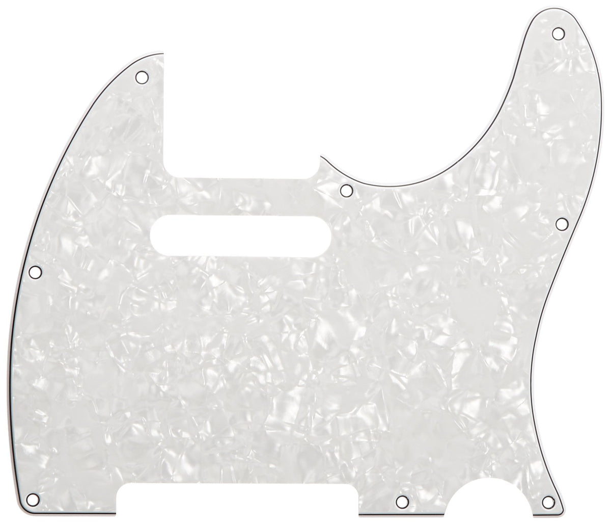 Hosco Telecaster Style Pickguard White Pearloid TC-P3P