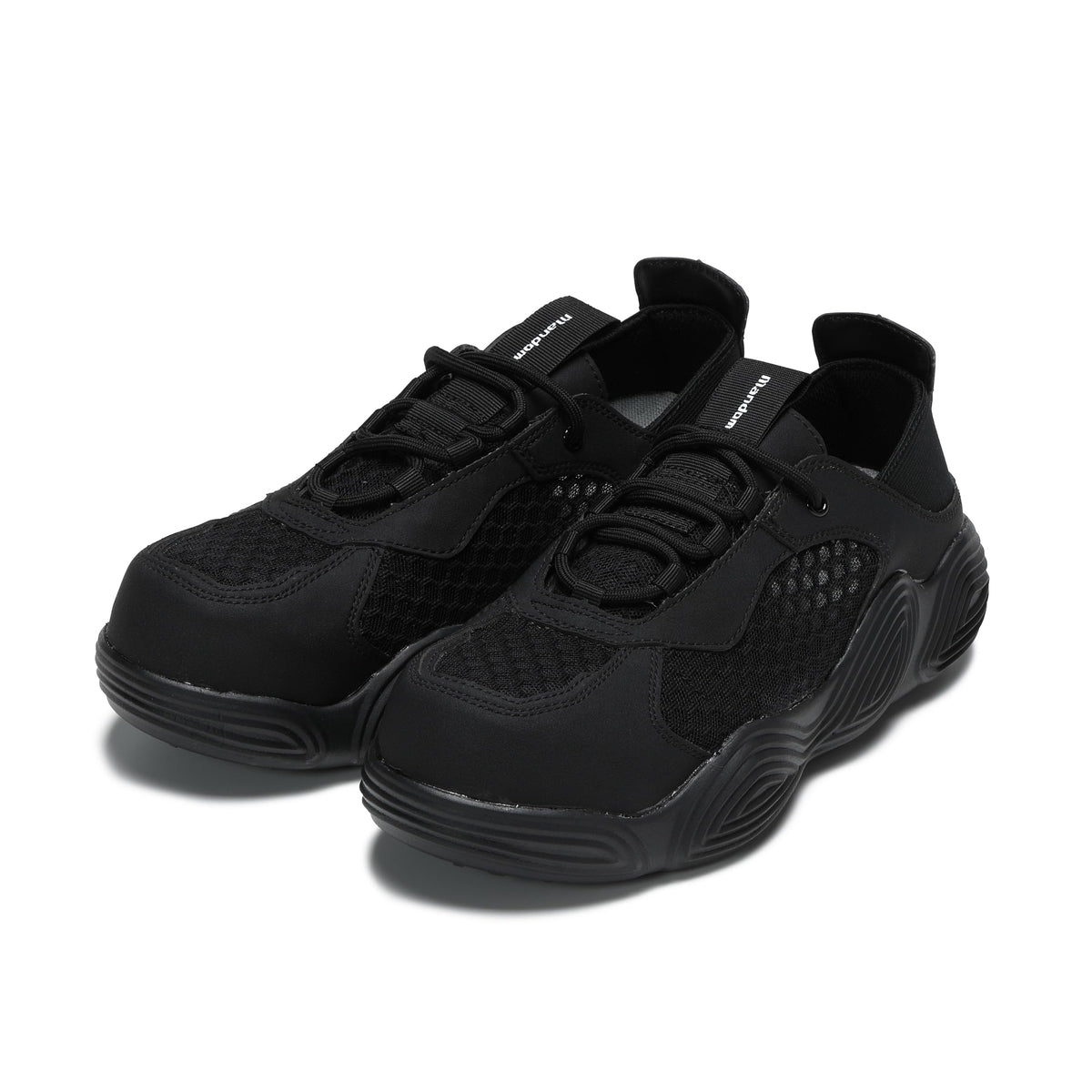 MARUGO(マルゴ) Margo MNDM813 Men's Safety Shoes, Work Shoes, Resin Toe Core, Breathable, Lightweight, Adjustable Heels, Mandom LightCool 813, Black, 27.0 cm
