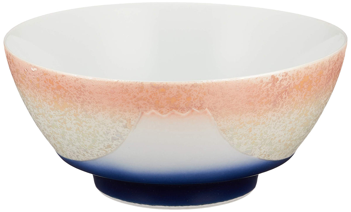 Arita Pottery R0249 Tansei Kiln "Ultimate Ramen Pot" Yufuji (Diameter x Height) Approx. 7.1 x 3.1 inches (18 x 8 cm), Ramen Bowl, Pottery, Microwave, Dishwasher Safe, Made in Japan