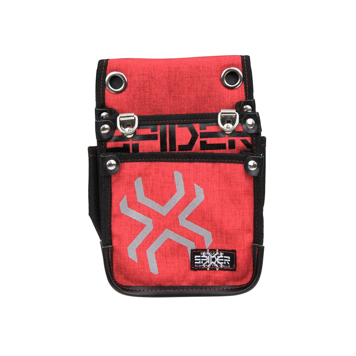 SK11 Tobi Waist Bag, Small, SPIDER SPD-RD-4, Red, Inner Pocket, Width 7.1 x Height 9.1 x Depth 3.9 inches (180 x 230 x 100 mm)