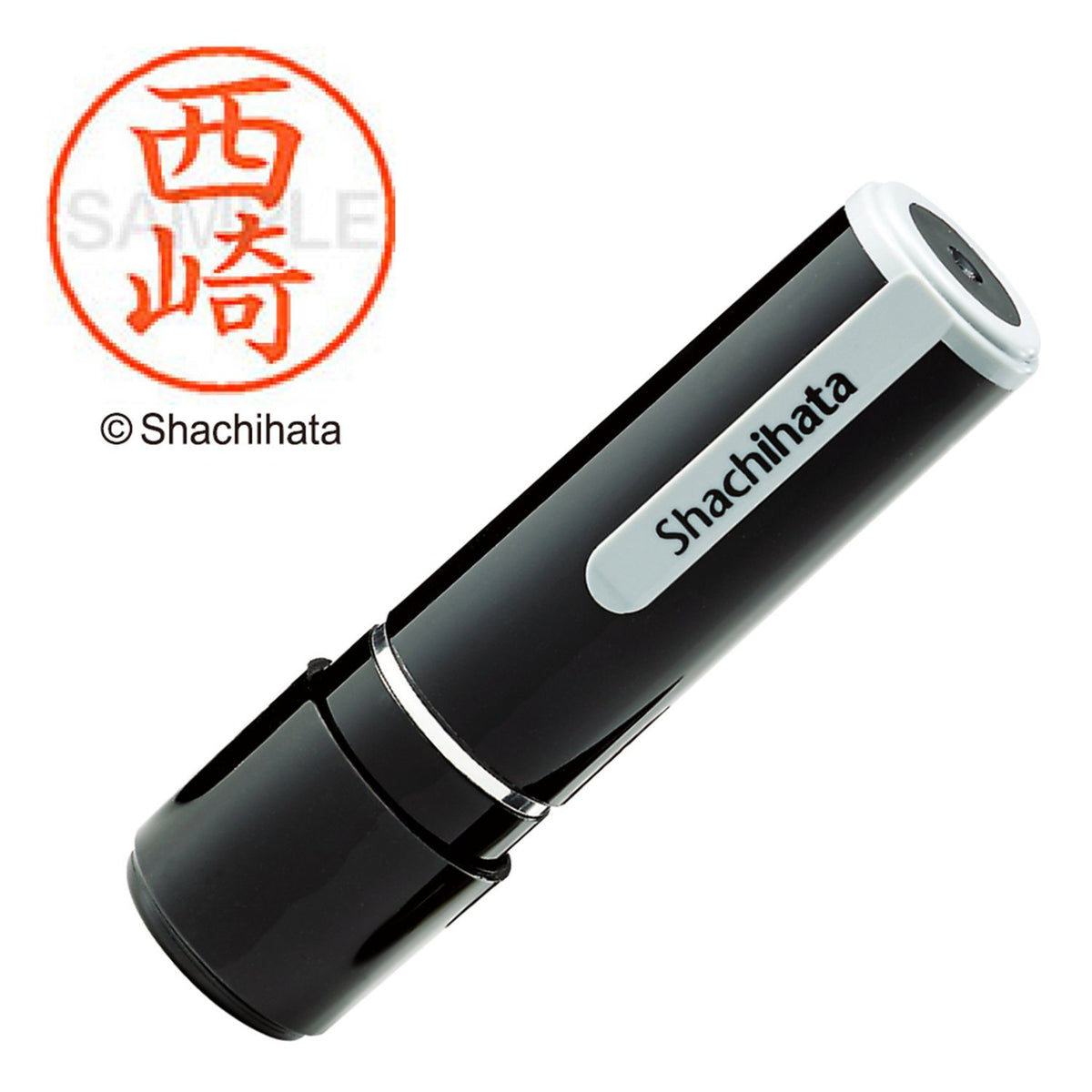 Shachihata Stamp Name 9 XL-9 Stamp Face 0.4 inch (9.5 mm) Nishizaki