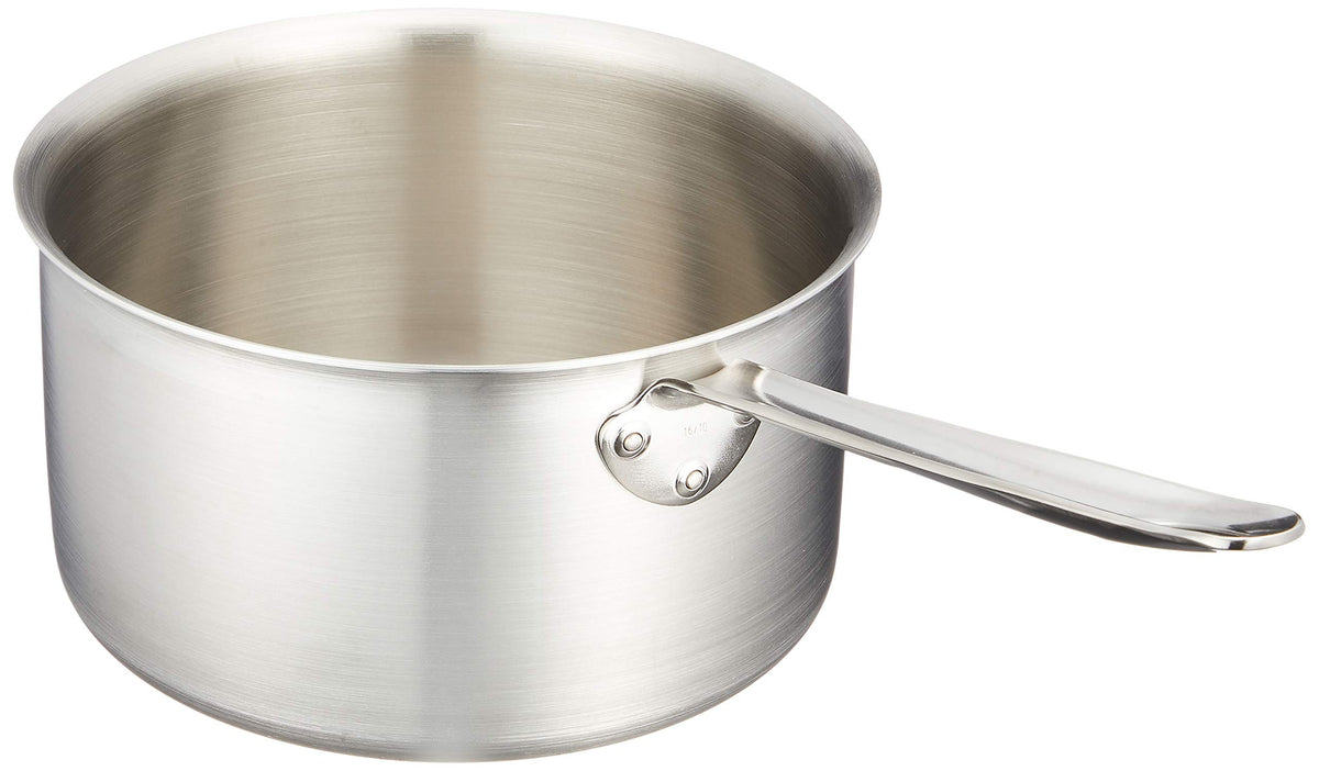 Endoshoji ASTH403 Torino Stew Pan, Commercial Use, 8.3 inches (21 cm), Induction Cooker Compatible Pot, Aluminum Clad, 3-Layer Steel, Made in Japan