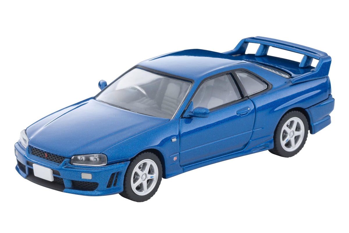 TOMYTEC 335306 Tomica Limited Vintage Neo 1/64 LV-N353b Nissan Skyline 2-Door Sport Coupe 25GT Turbo with Optional Parts Blue 2000 Finished Product