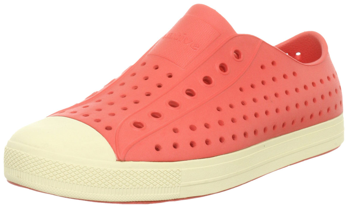 Native Shoes Unisex Jefferson Slip-on Sneakers Hot Sauce Red Men's 8, Women's 10 Medium