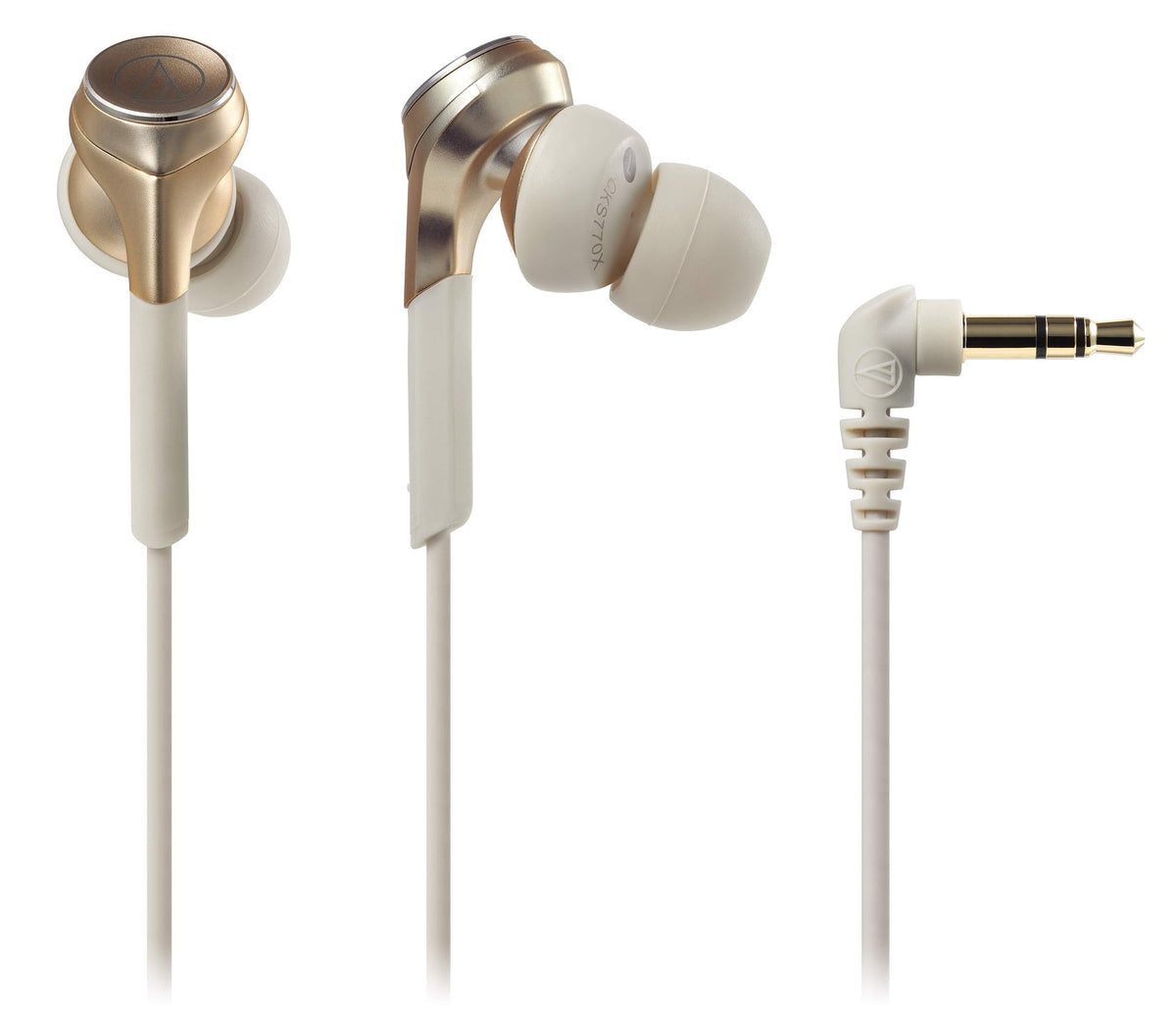 Audio-Technica cks770x Solid Bass HD Bass Playback champagne gold