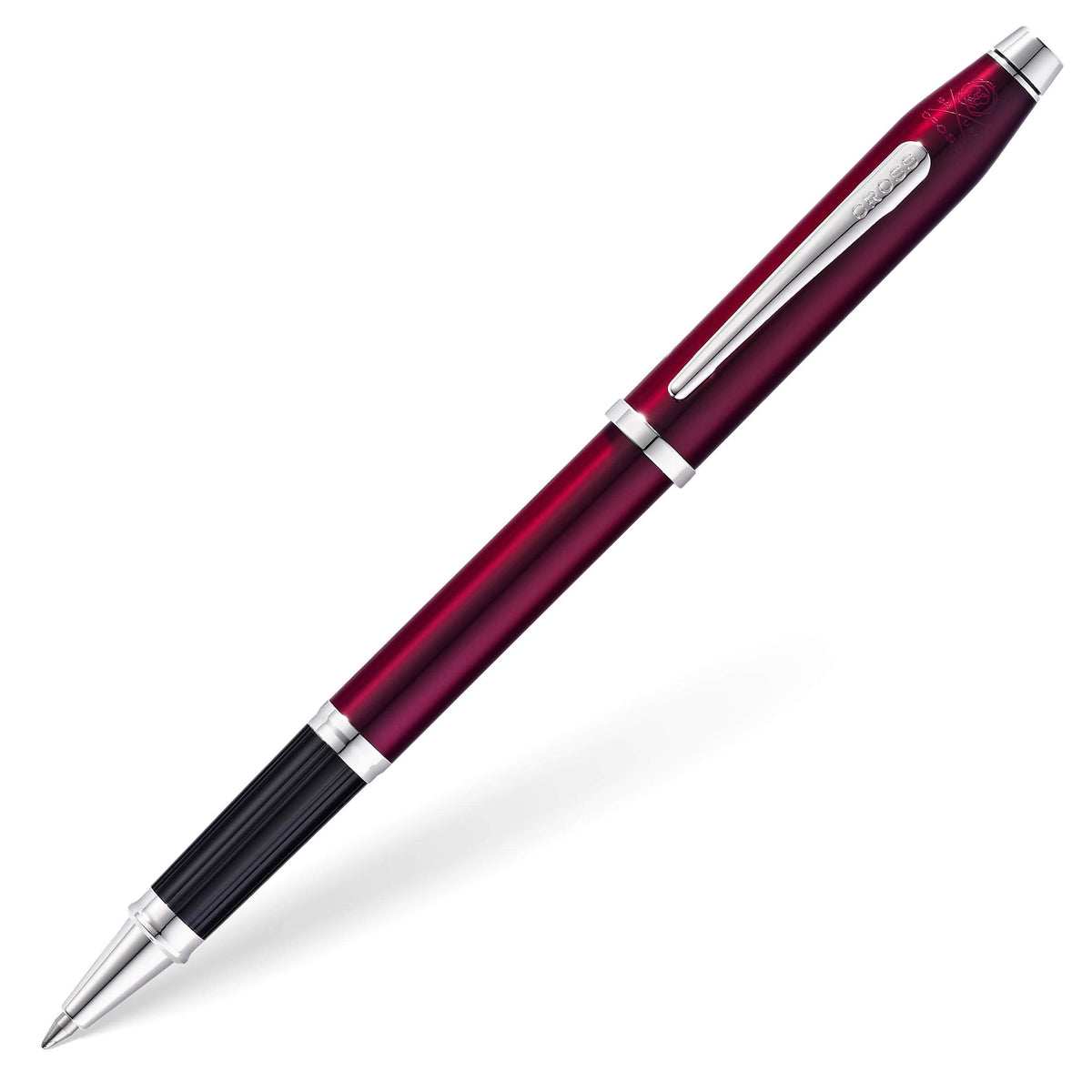 Cross Century II Refillable Gel Ink Rollerball Pen, Medium Rollerball, Includes Luxury Gift Box - Translucent Plum Lacquer