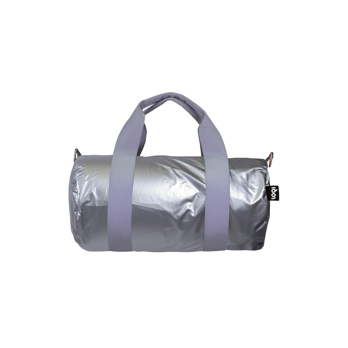 METALLIC Silver Medium Weekender