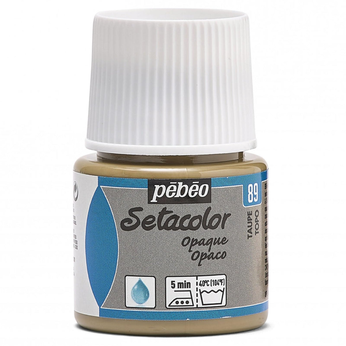 Pebeo Setacolor Opaque Fabric Paint, 45ml, Mole