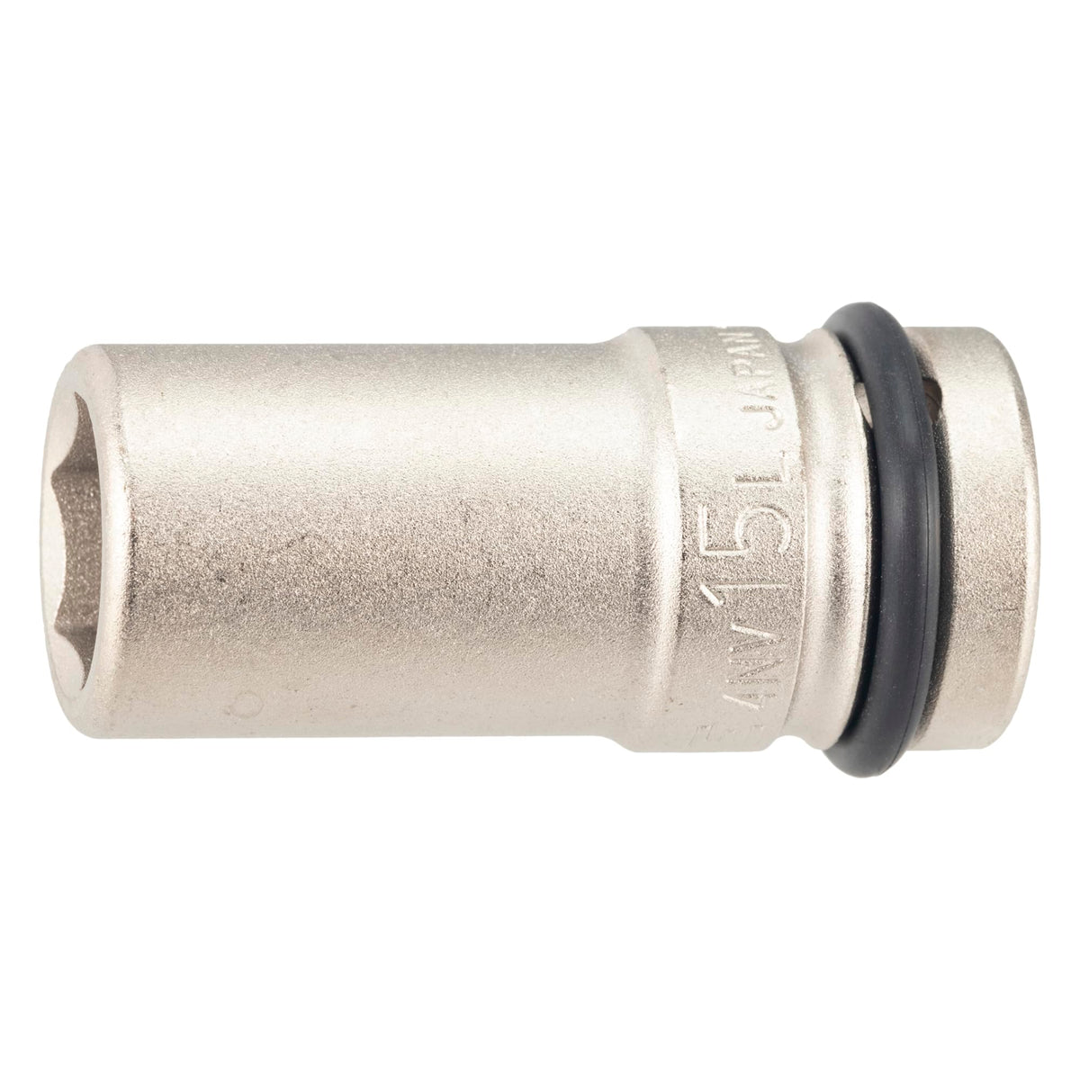 TONE HP4NV-15L Long Socket for Impacts, 0.5 inch (12.7 mm) (1/2 mm), Double Side Width 0.6 inch (15 mm)