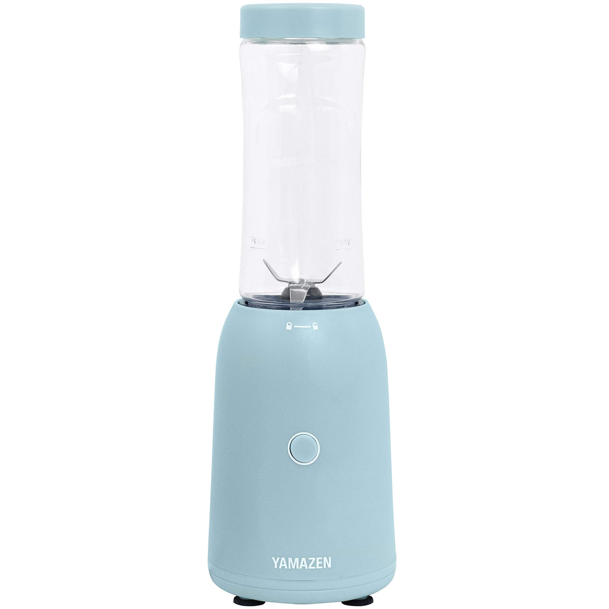 Yamayoshi YMF-280 (IB) Tumbler Mixer Juicer, 11.0 fl oz (280 ml) Small Smoothie (with lid/case) Ice Blue
