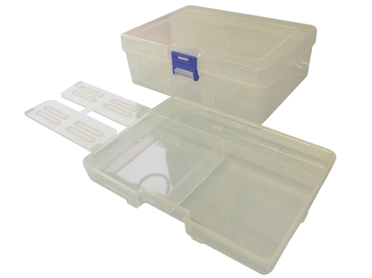 Ring Star RT-170 Super Club Parts, Clear, L 6.6 x W 5.0 x H 2.4 inches (167 x 126 x 62 mm), 6 Dividers (Inner Plate)