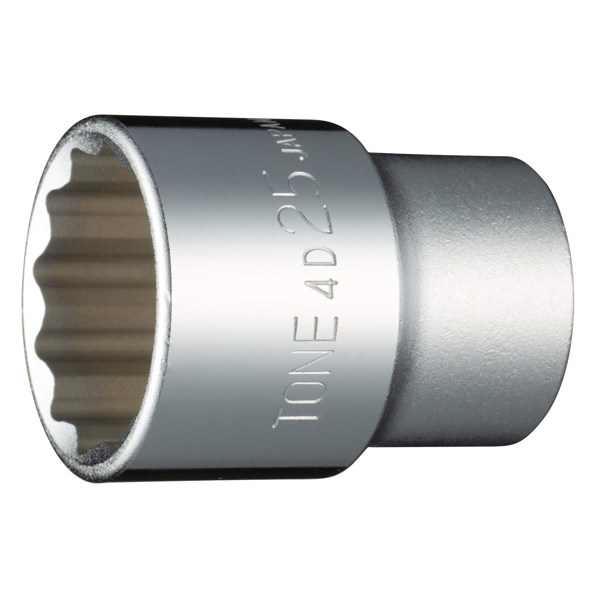 TONE Socket 12-Point 4D-25 1/2" Inch Drive 25mm