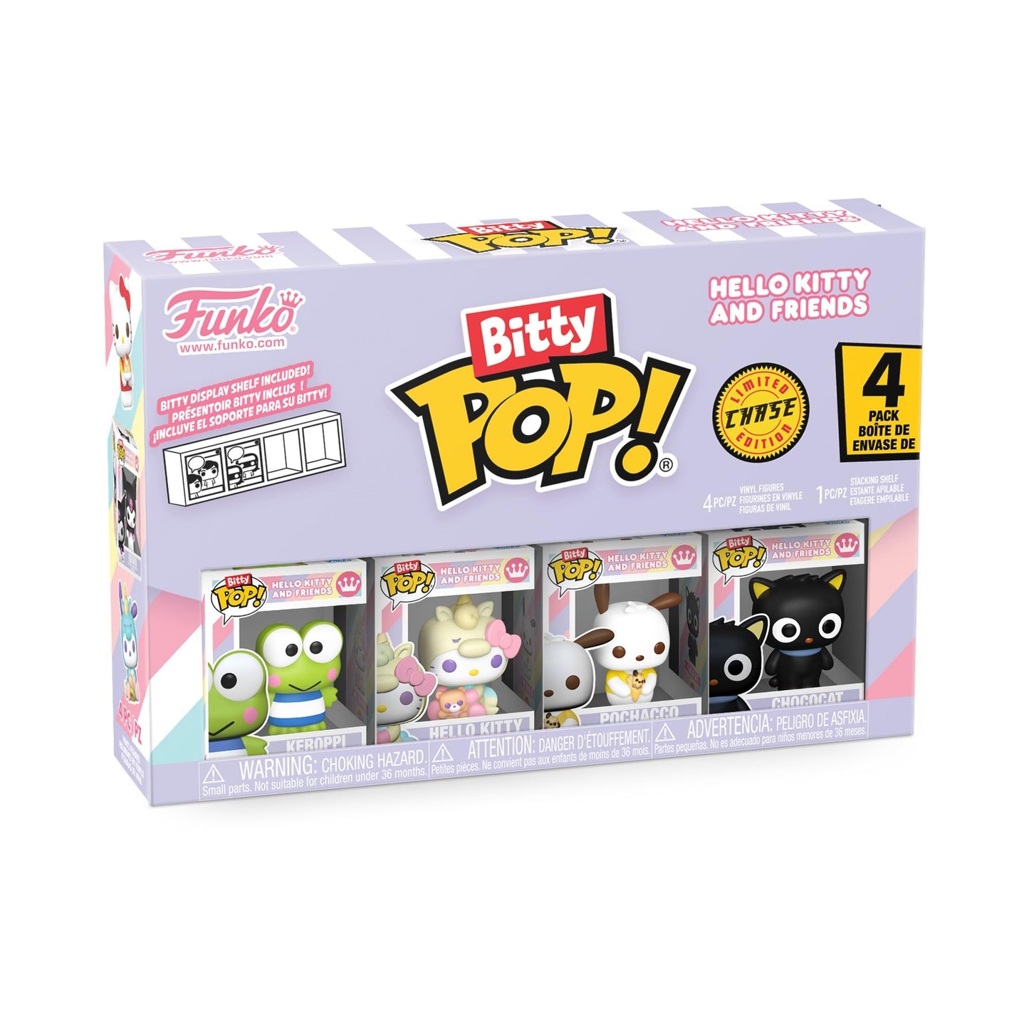 Funko Bitty POP! 4 Pack: Hello Kitty - Keroppi (1 in 6 Chase Chance)