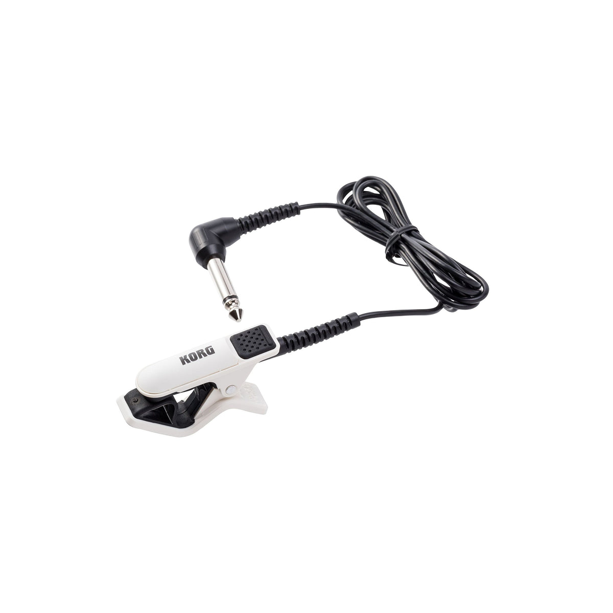 Korg CM-300 Clip-on Contact Microphone w/ 1.2" Maximum Width - White & Black