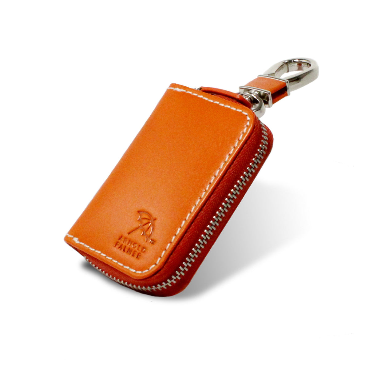 Arnold Palmer APK-3284 Smart Key Case, Leather Compact (Orange)