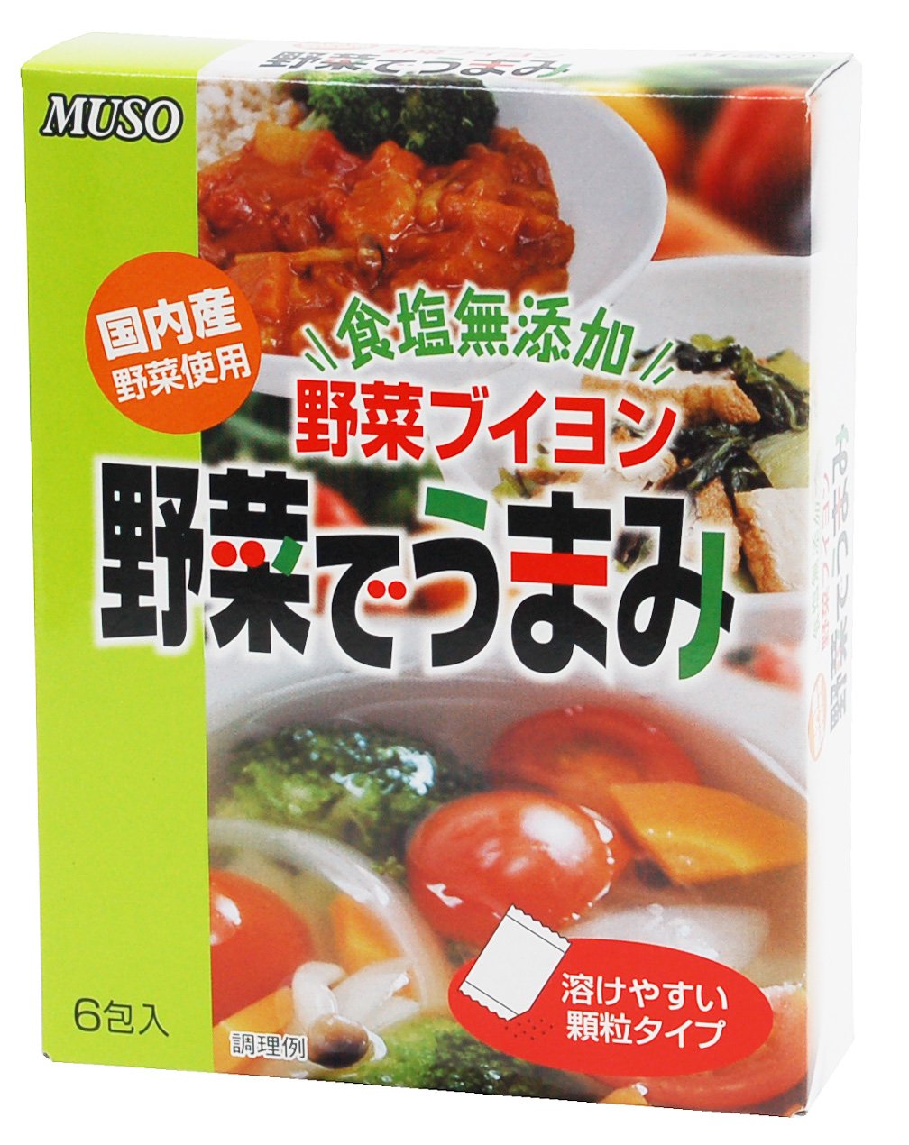 Taste in Muso vegetables & lt; salt with no additives & gt; 21g (3.5gX6 follicles)