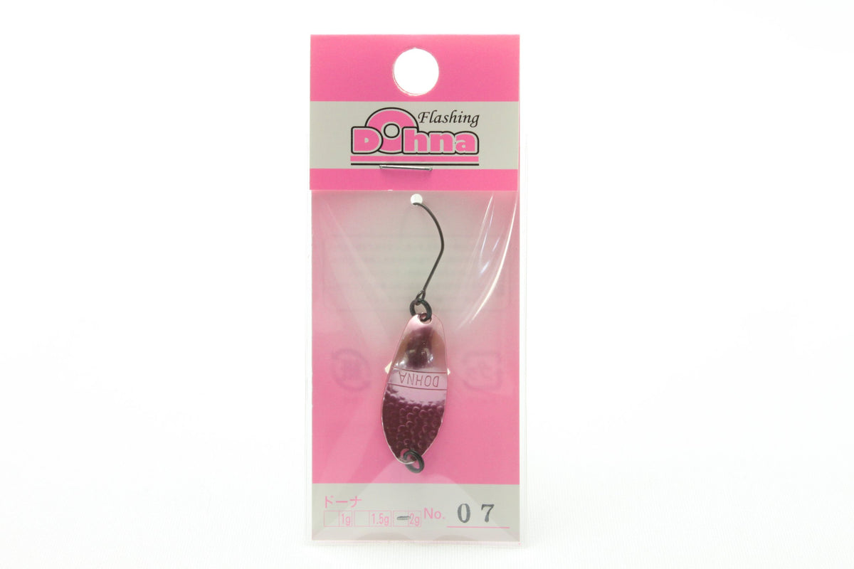 Angler'z System Donna 2.0g #07 Light Pink Full Light Pink Full Surface Spoon