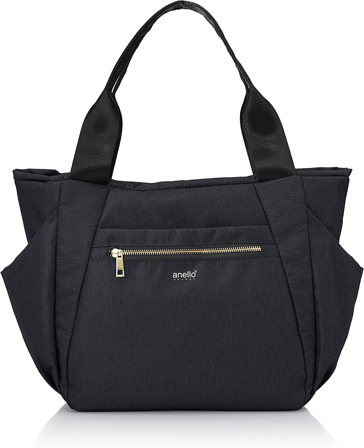 Anero Grande GL GTT0473Z Tote Bag, A4, Water Repellent, Multiple Storage, Black
