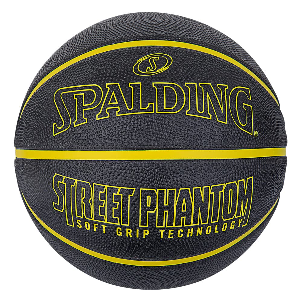 Spalding 84-671J Basketball Street Phantom Black x Yellow No. 5 Ball Basketball