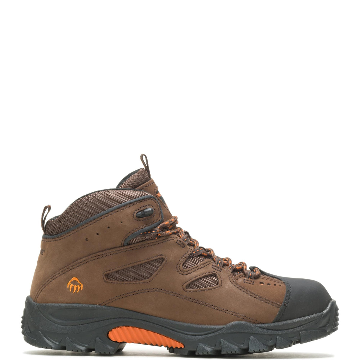 WOLVERINE mens Hudson Steel Toe Mid industrial and construction boots, Brown/Black, 10.5 US