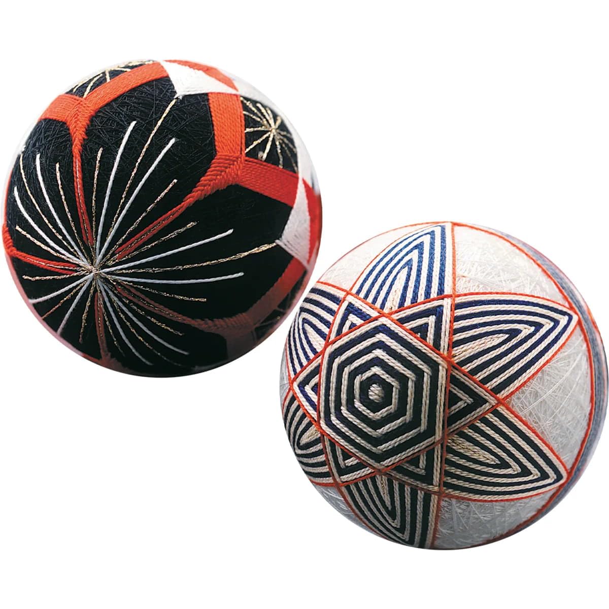 Spindle type, single cherry tree piled Orimupasu Temari Kit / three