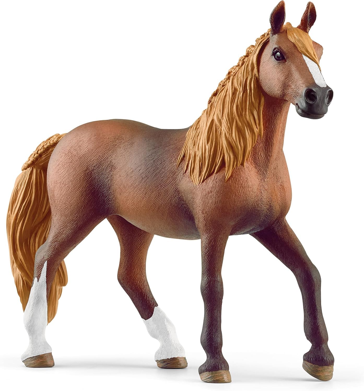 Schleich Horse Club - Authentic Majestic Peruvian Pasos Mare Horse Figurine - Realistic Detailed Riding Mare Toy for Boys and Girls Imagination and Play - Highly Durable for Kids Ages 5+