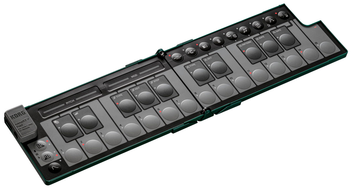 Korg nanoKEY Fold | Foldable MIDI Keyboard - Alpine Green